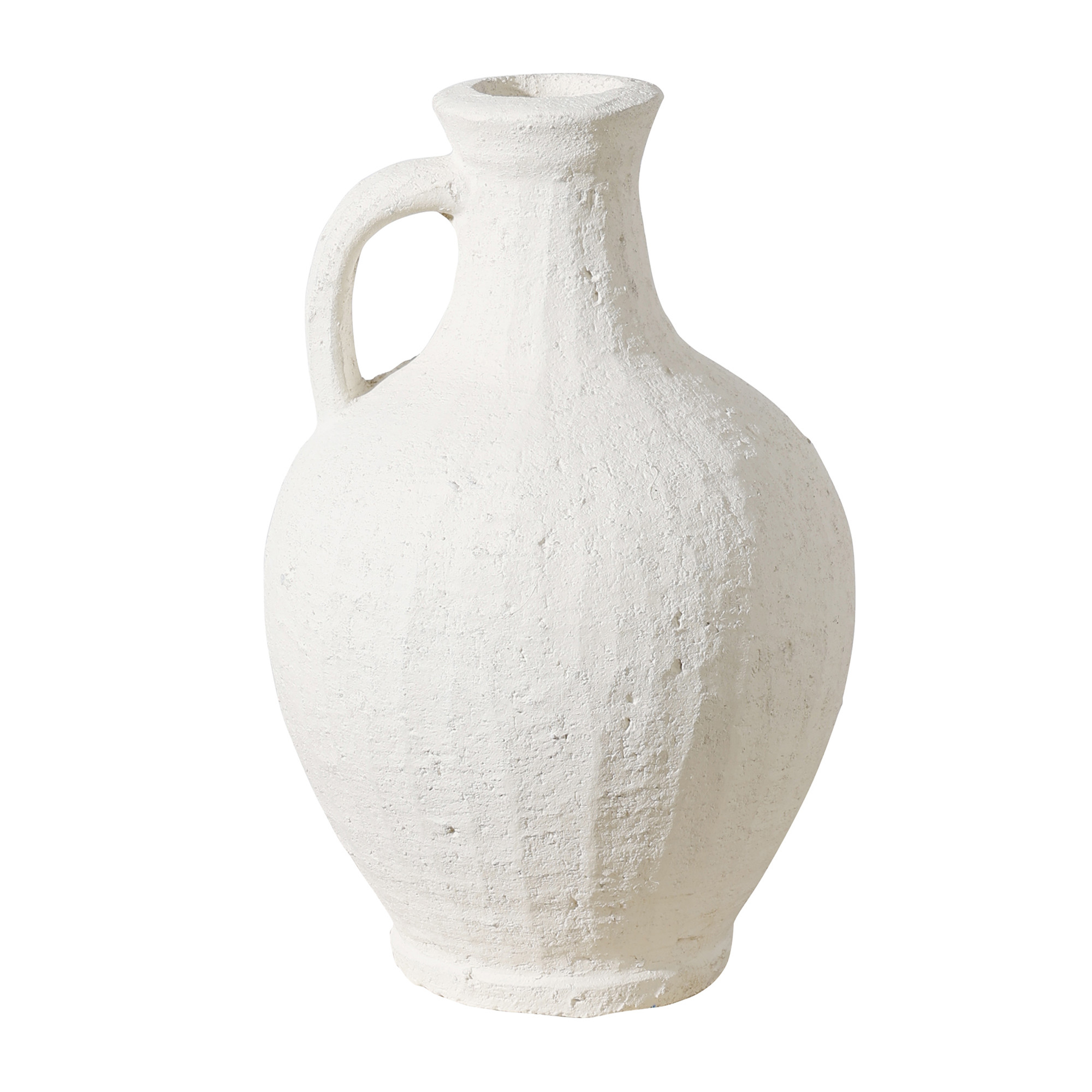 White Ofelia Terracotta Vase | Temple & Webster AU