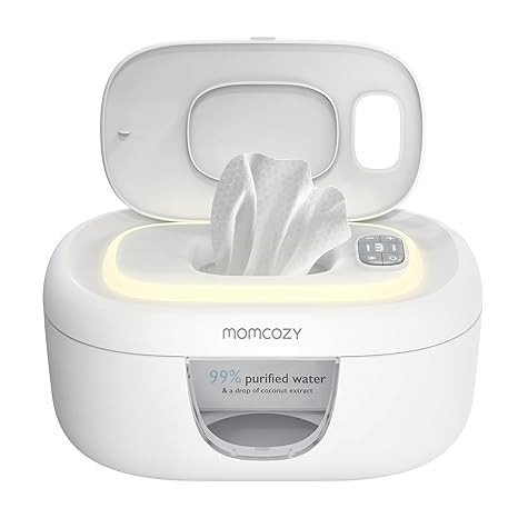 Momcozy Baby Wipe Warmer, Innovative Spring Design, Large Capacity Wipes Dispenser for 60-80pcs, ... | Amazon (US)