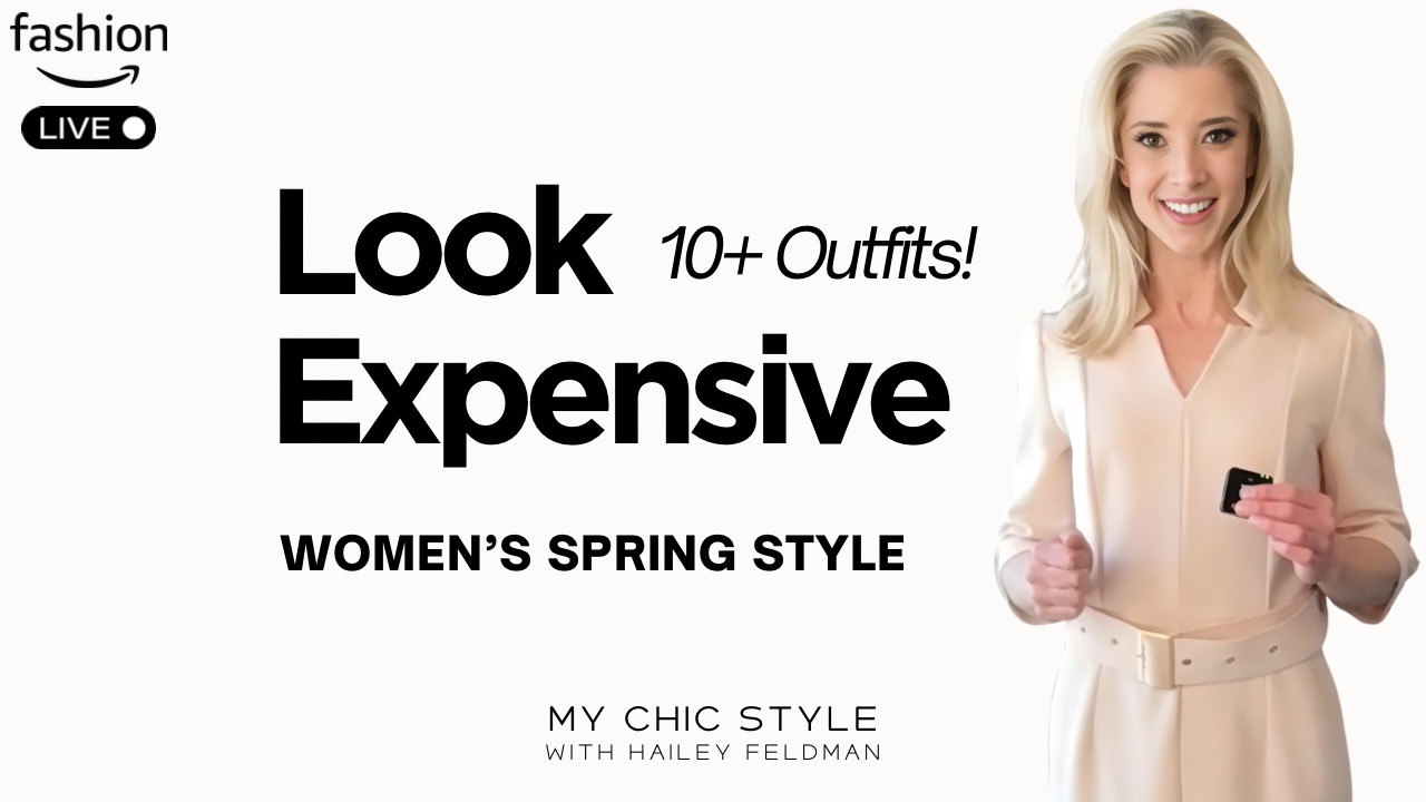 Hi! Welcome back to My Chic Style! I'm Hailey, your trusted guide to discovering the best classic chic products online. There's a hidden language of luxury that has nothing to do with price tags and everything to do with the right gold accents and crisp textures. I am revealing the secrets of 'Quiet Luxury' by layering versatile basics that mimic the elite heritage look on a realistic budget. Join me live to see how these structured pieces create a high-stakes visual impact for less.

🗓️ Friday, April 17th at 12:15 PM EST.
JOIN ‣ https://www.amazon.com/live/broadcast/08b5d6f2-c84a-498b-ba45-597a0252cb64?ref_=cm_sw_r_cp_ud_cm_sw_al__7VXZ7Z7DTG9N2X4EA4B7

Show Overview:

1. Mastering Texture and Fabrication
- How to identify premium-looking fabrics like crisp linen & heavy cotton.
- Compare synthetic blends versus natural fibers live to show which materials hold their structure through a long day.
- Care Tips on maintaining garments to ensure budget-friendly pieces retain a high-end finish rather than a cheap sheen.

2. Quiet Luxury Basics: What to buy for the 2026 season on the "Amazon Atelier."
- How I style budget finds into high-end outfits.
- The Expensive Aesthetic: Mastering the "Old Money" look on a budget.

3. Stealth Wealth & Expensive Style Defined
- Analyzing why the stealth wealth aesthetic is dominating the 2026 fashion landscape over loud logos.
- Psychological shift toward understated quality & how discernment outranks a high price tag.
- 3 visual pillars of quiet luxury: neutral palettes, lack of branding, & intentional proportions

#LTKPetite #LTKgrwm #LTKSeasonal