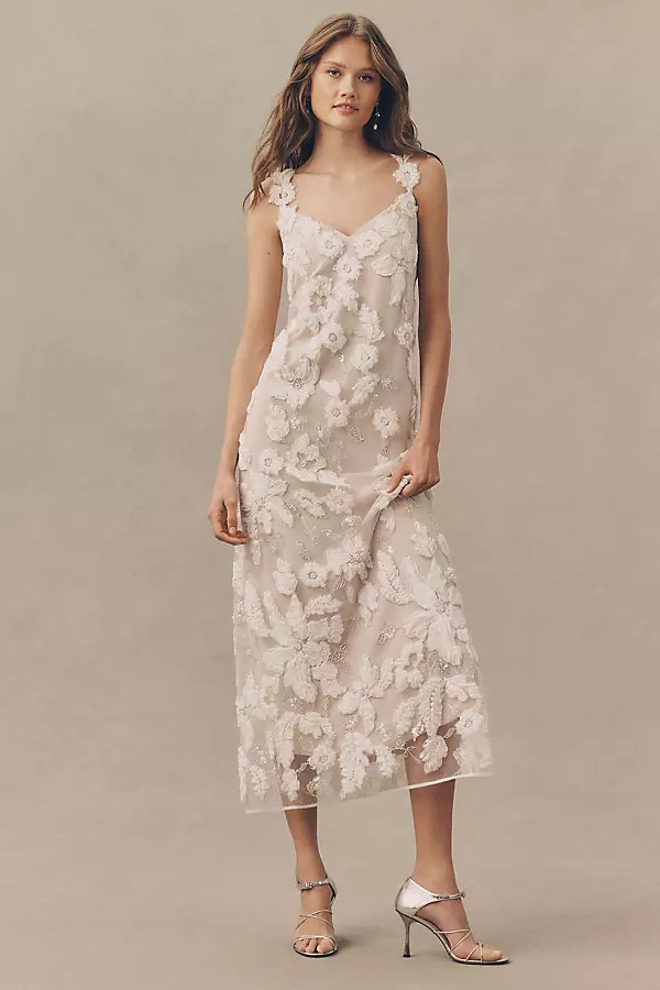 Helsi Adina Sleeveless Midi Slip Dress | Anthropologie (US)