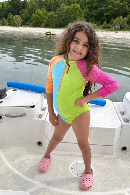 Girls swimsuit perfect for a day at the beach or pool this summer

* edit to add once we used the swimsuit in the water at the beach sand got into the material so we’re not sure if that’s a defect or an issue with the swimsuits be advised. 

#kidsswim #kidsswimwear #swim #beach #kidssummer #summer

#LTKSeasonal #LTKBaby #LTKKids
