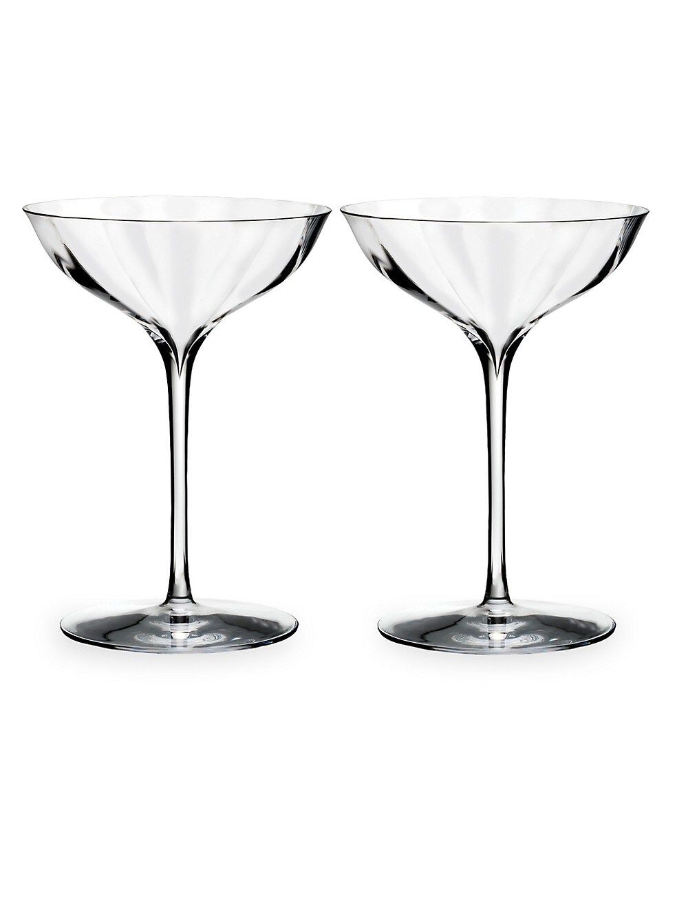 Waterford Set of Two Elegance Optic Belle Coupe Glasses | Saks Fifth Avenue