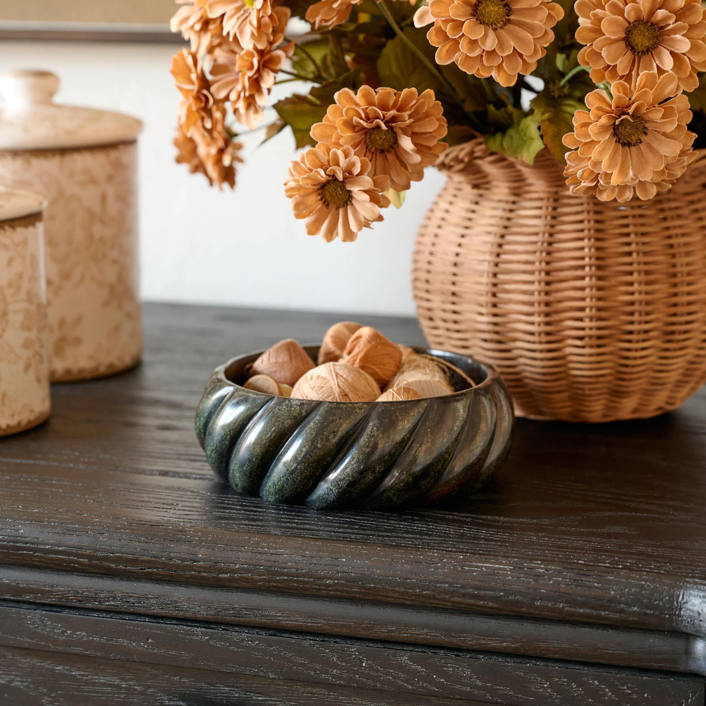 Twisted Marble Trinket Bowl | Magnolia