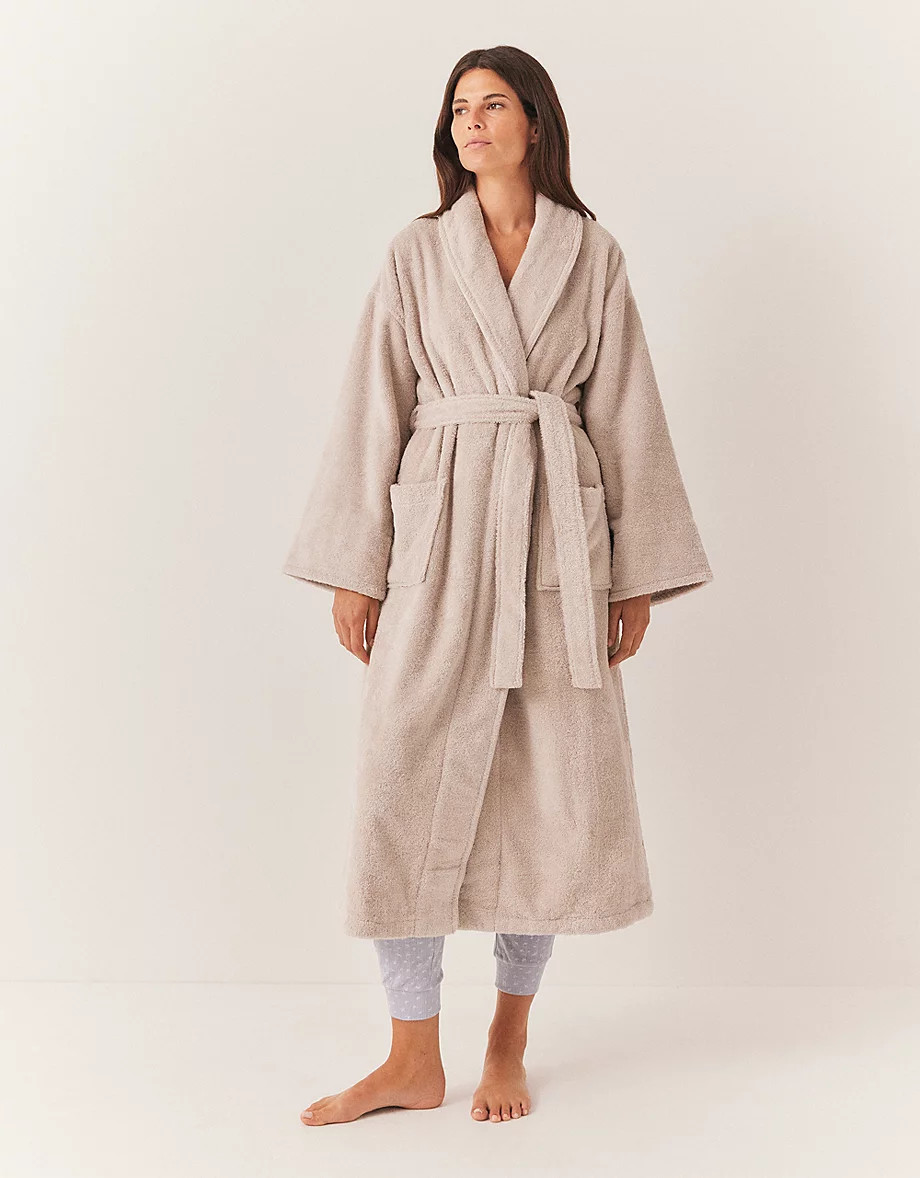 Unisex Organic Cotton Classic Robe | The White Company UK & ROW