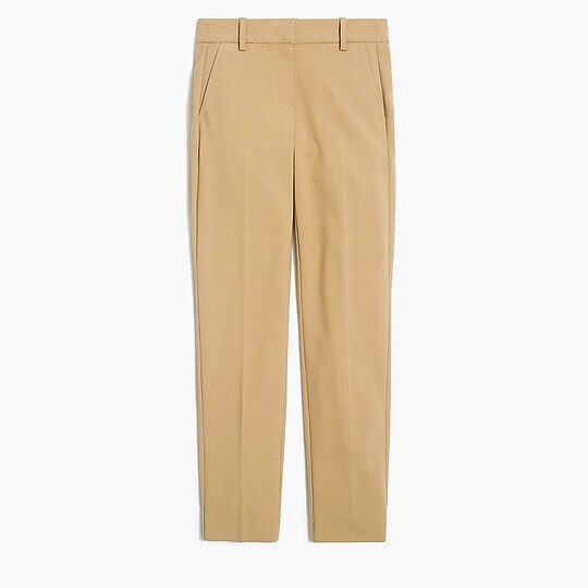 Slim cropped Ruby pant in stretch twill | J.Crew Factory