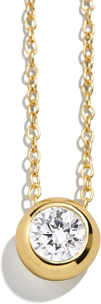 BaubleBar 18K Gold-Plated Sterling Silver Birthstone Pendant Necklace | Amazon (US)