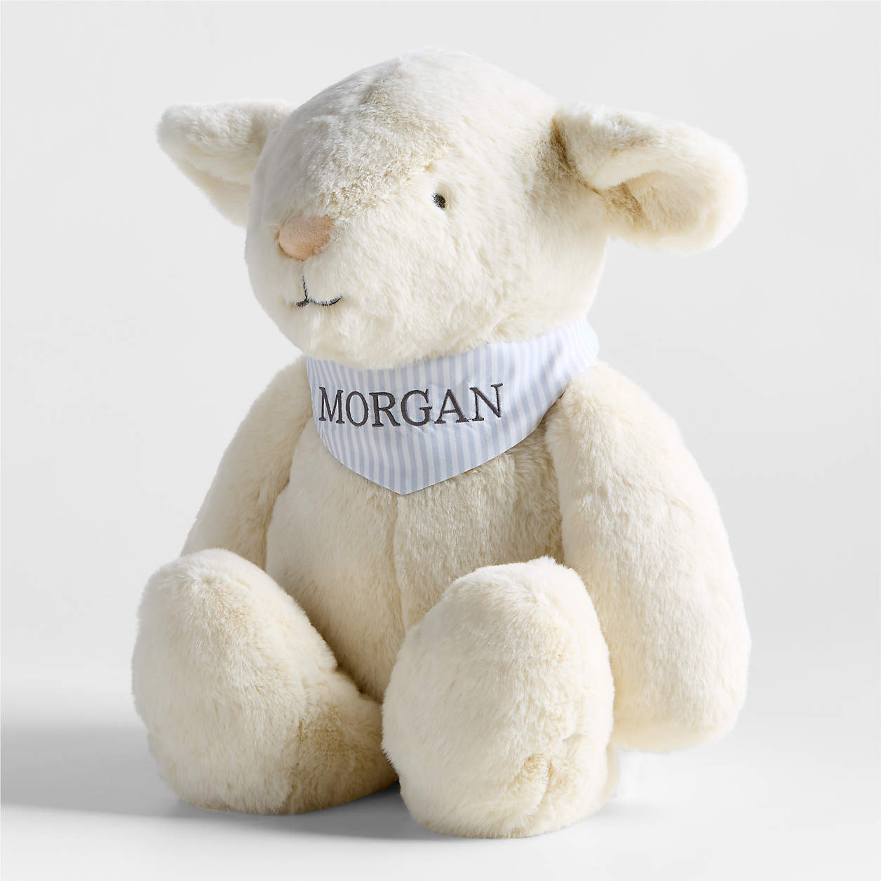 Crate Cuddlies Large Lamb Kids Stuffed Animal + Reviews | Crate & Kids | Crate & Barrel
