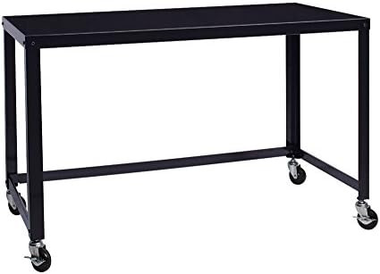 Office Dimensions 21647 Black RTA 48" Wide Mobile Metal Desk Workstation Home Office Collection, ... | Amazon (US)
