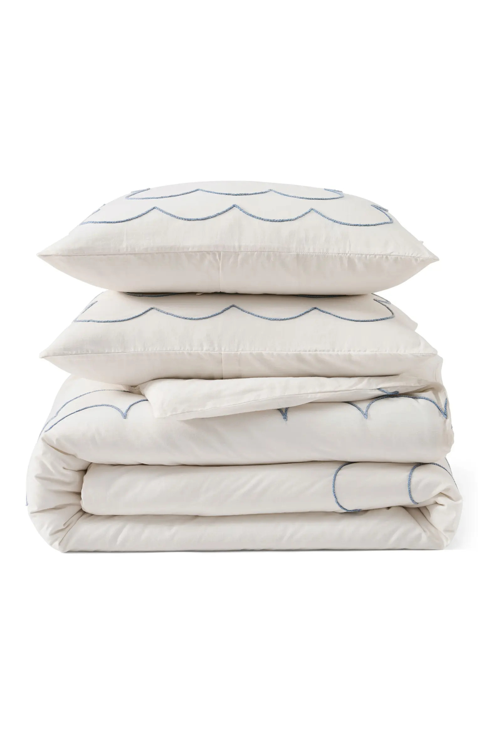 Daydream Scallop Duvet Cover & Pillow Shams Set | Nordstrom | Nordstrom