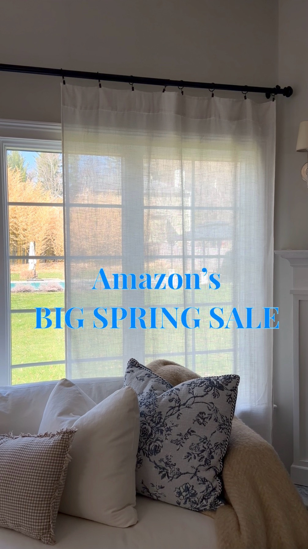 Amazon’s Spring Sale event is happening NOW!

My semi-sheer faux linen curtains are a customer favorite! The price is always low but it’s offered at an even bigger discount right now! 

These are almost identical to the PB ‘Emery’ curtains but at a fraction of the price!!

Curtain Details:
Color: Linen
52”x90”

SO GOOD! Don’t miss out! 

#LTKSaleAlert #LTKHome #LTKSeasonal