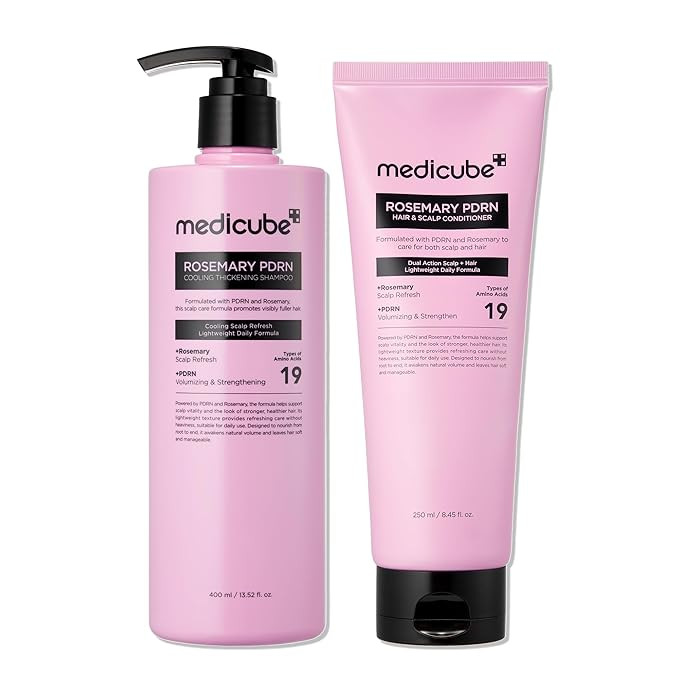 medicube Rosemary PDRN Purify & Nourish Shampoo and Conditioner Set | Korean Hair Care Set for Dr... | Amazon (US)