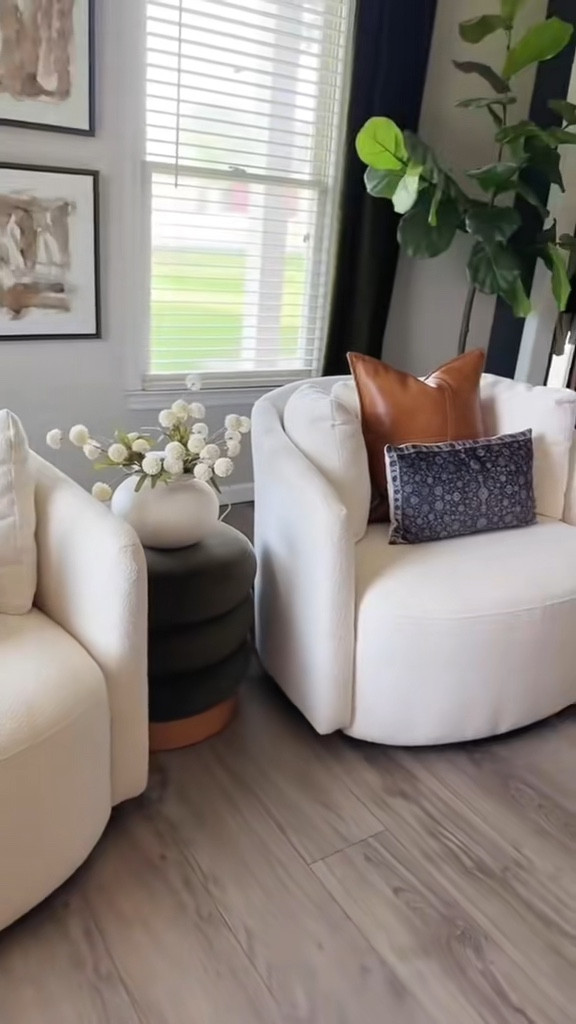 These Drew Barrymore swivels are STUNNING!
Boucle fabric, comfy throw pillows, need I say more? Don't miss out on this amazing; on SALE now find from @Walmart. 

#swivel #furniture #accentchair #walmartfind #musthave #deal 

#LTKHome #LTKFamily #LTKStyleTip