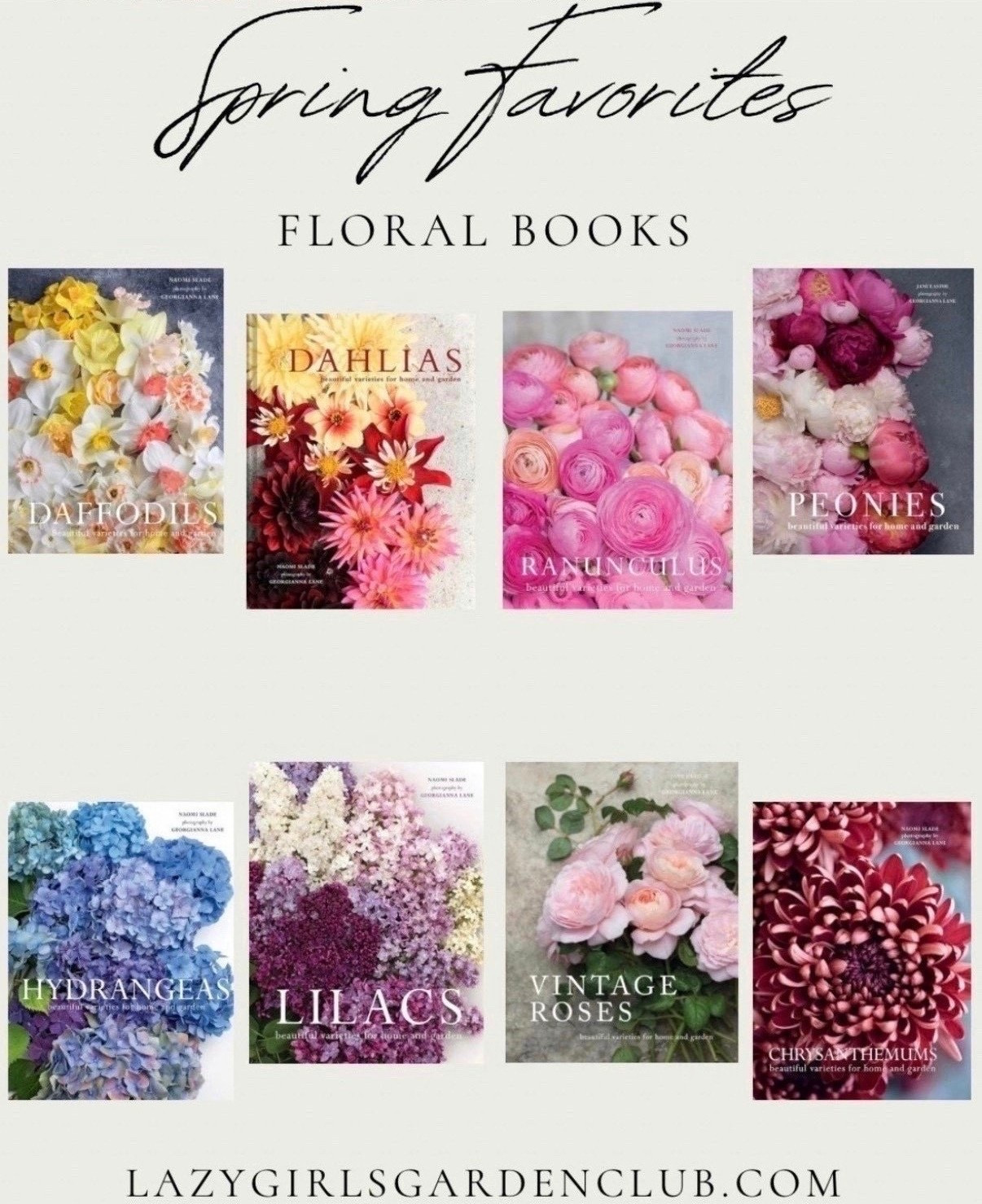 Floral books to bring the essence of spring into your home

Spring gardening, spring home decor, spring florals, spring flowers