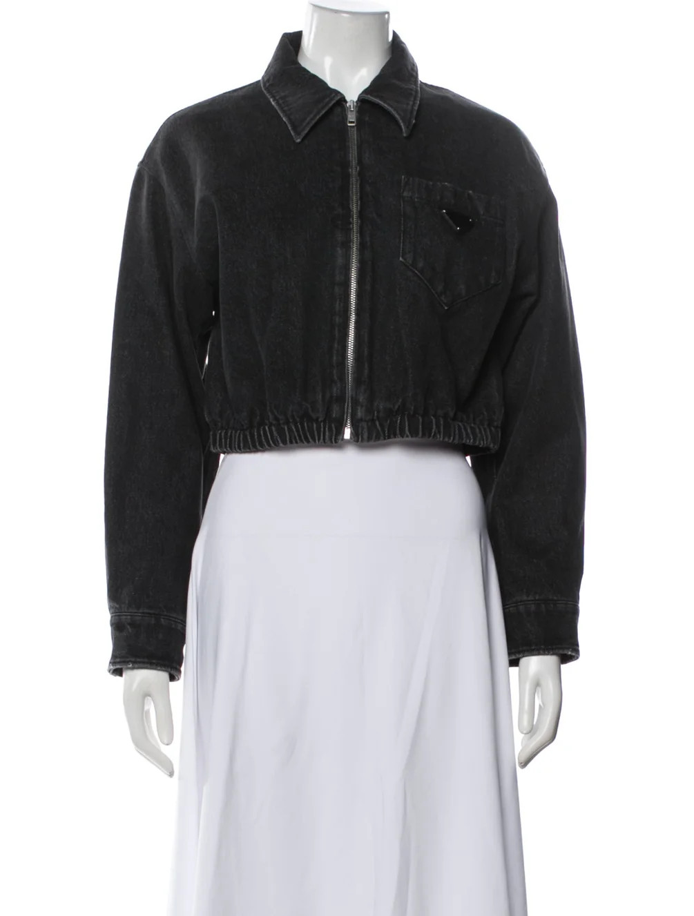 Prada 2022 Denim Jacket - Black Jackets, Clothing - PRA1227364 | The RealReal | The RealReal