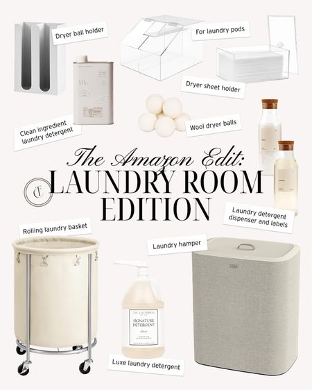 The Amazon Edit: laundry room edition 

Amazon finds, Amazon favorites, laundry room decor, laundry room essentials, hamper, laundry bottles, detergent 

#LTKhome #LTKfindsunder50 #LTKfindsunder100