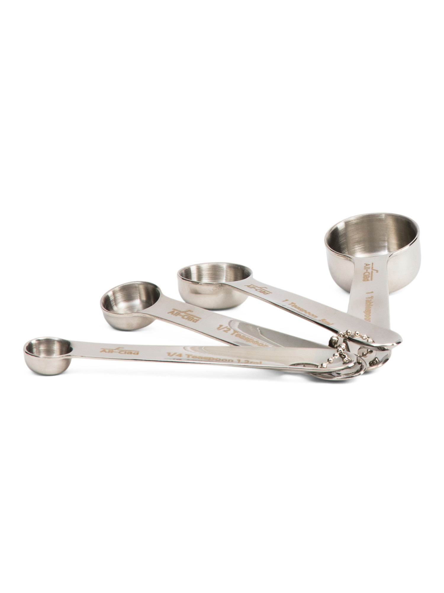 Tri-ply Stainless Steel Measuring Spoon Set Slightly Blemished | TJ Maxx