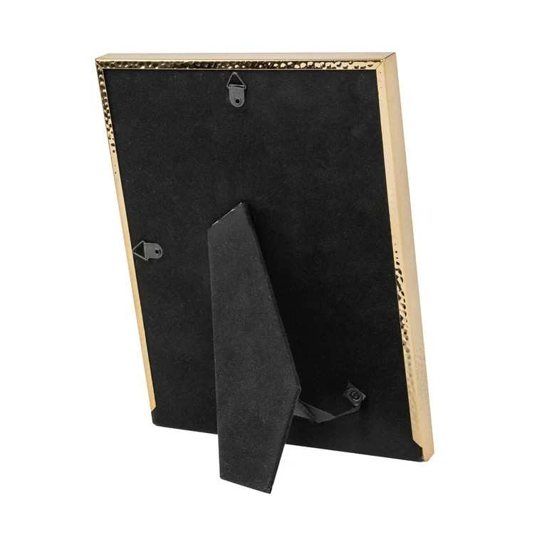 Better Homes & Gardens – 5x7 Picture Frame – Gold Hammered Matted Tabletop Photo Frame | Walmart (US)