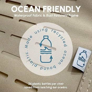 SUN'Y Escapes Backpack Beach Chair - Made w/Ocean Bound Plastics, Customizable w/MOLLE Accessorie... | Amazon (US)
