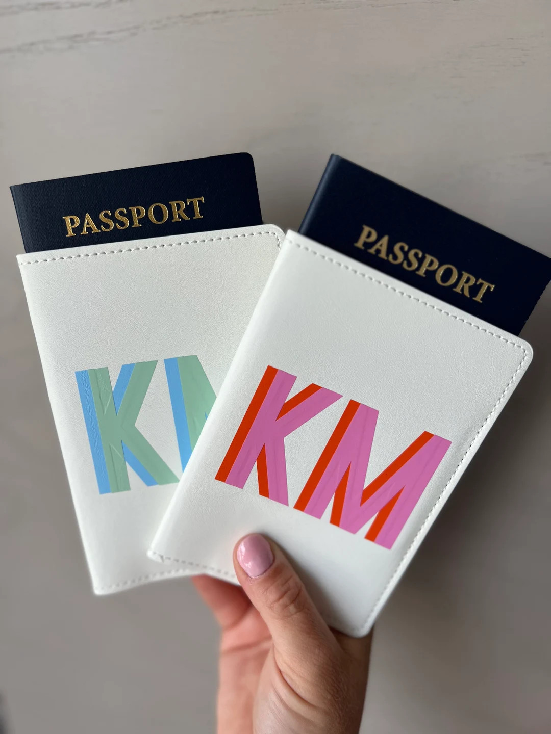 Personalized Leather Passport Holder, Vacation Passport Holder - Etsy | Etsy (US)