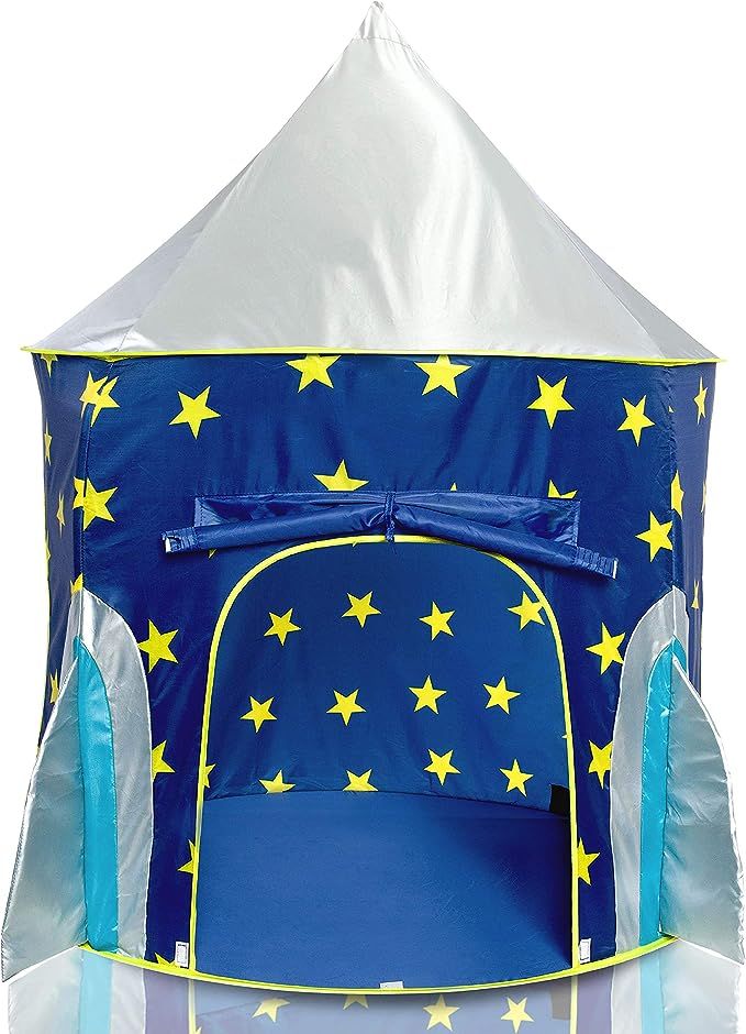 USA Toyz Rocket Ship Play Tent for Kids - Indoor Pop Up Playhouse Tent for Boys and Girls with In... | Amazon (US)