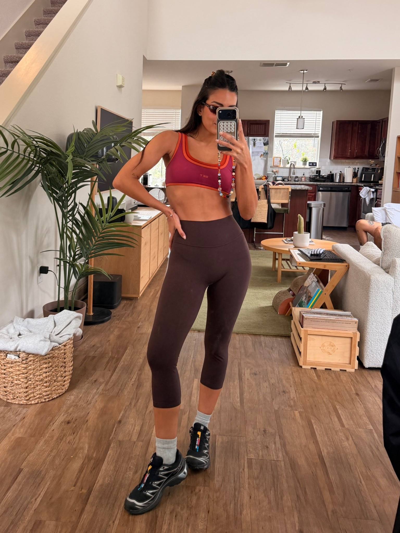 i’m wearing a size S in the pants & top !!!

#LTKootd #LTKSeasonal #LTKActive