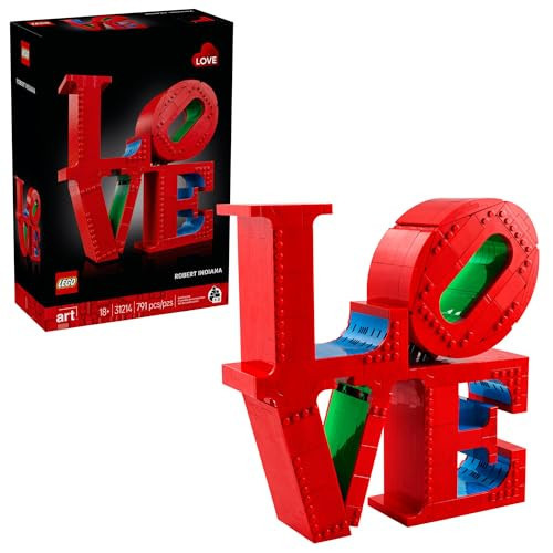 LEGO Art Love Collectible Building Set - DIY Kit for Adults, Ages 18+ - Gift for Valentines Day - Home Decor to Display on Table - 31214 | Amazon (US)