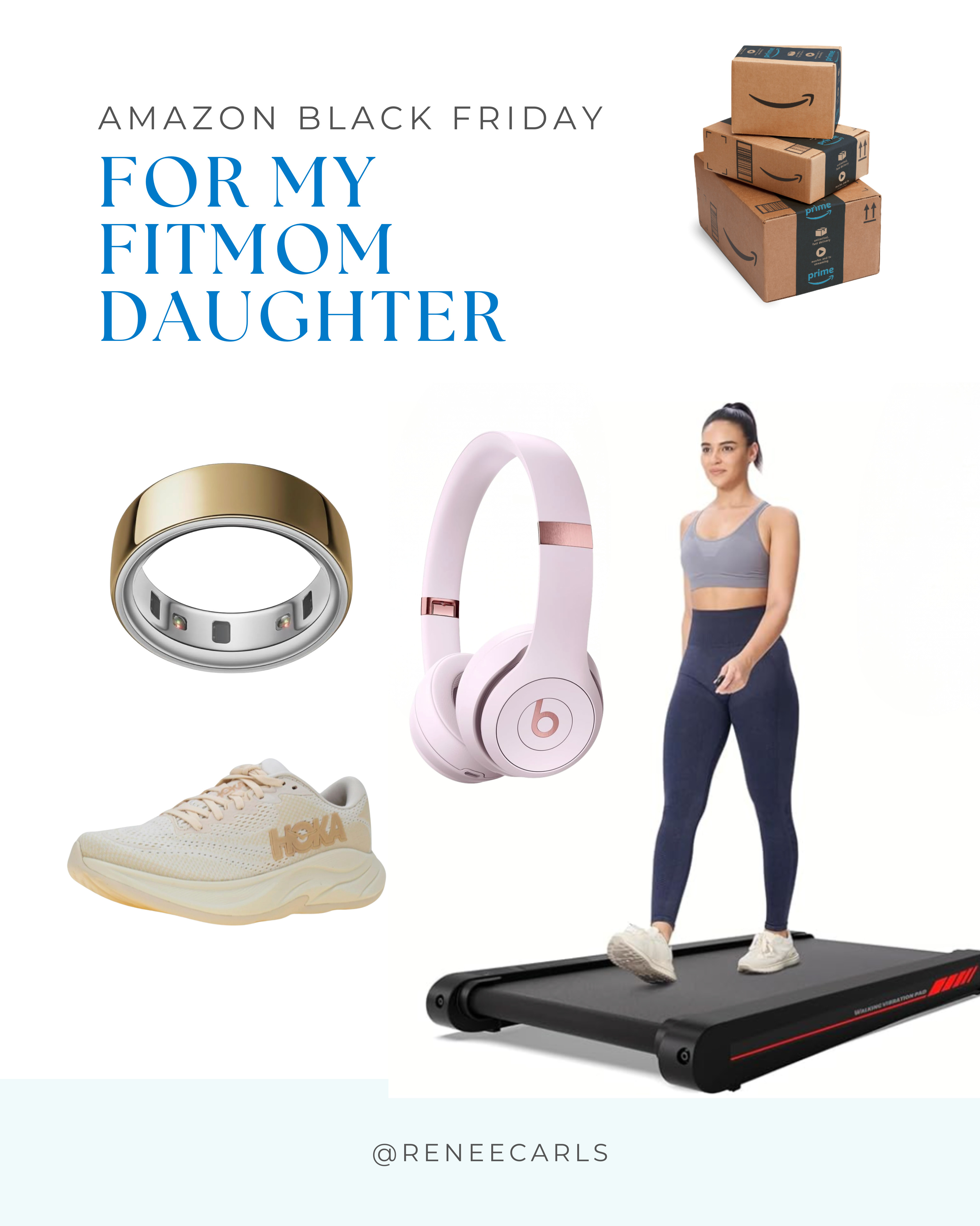 Some of the items my 28 year old daughter has her eye on this Christmas. Her biggest ask is this walking pad to keep her steps up through the colder months. She's also got her eye on the Oura ring- it's an amazing amazing Black Friday sale right now. Her sleep isn't great with two little ones BUT she is trying.  

 #LTKCyberWeek #LTKGiftGuide #LTKHoliday