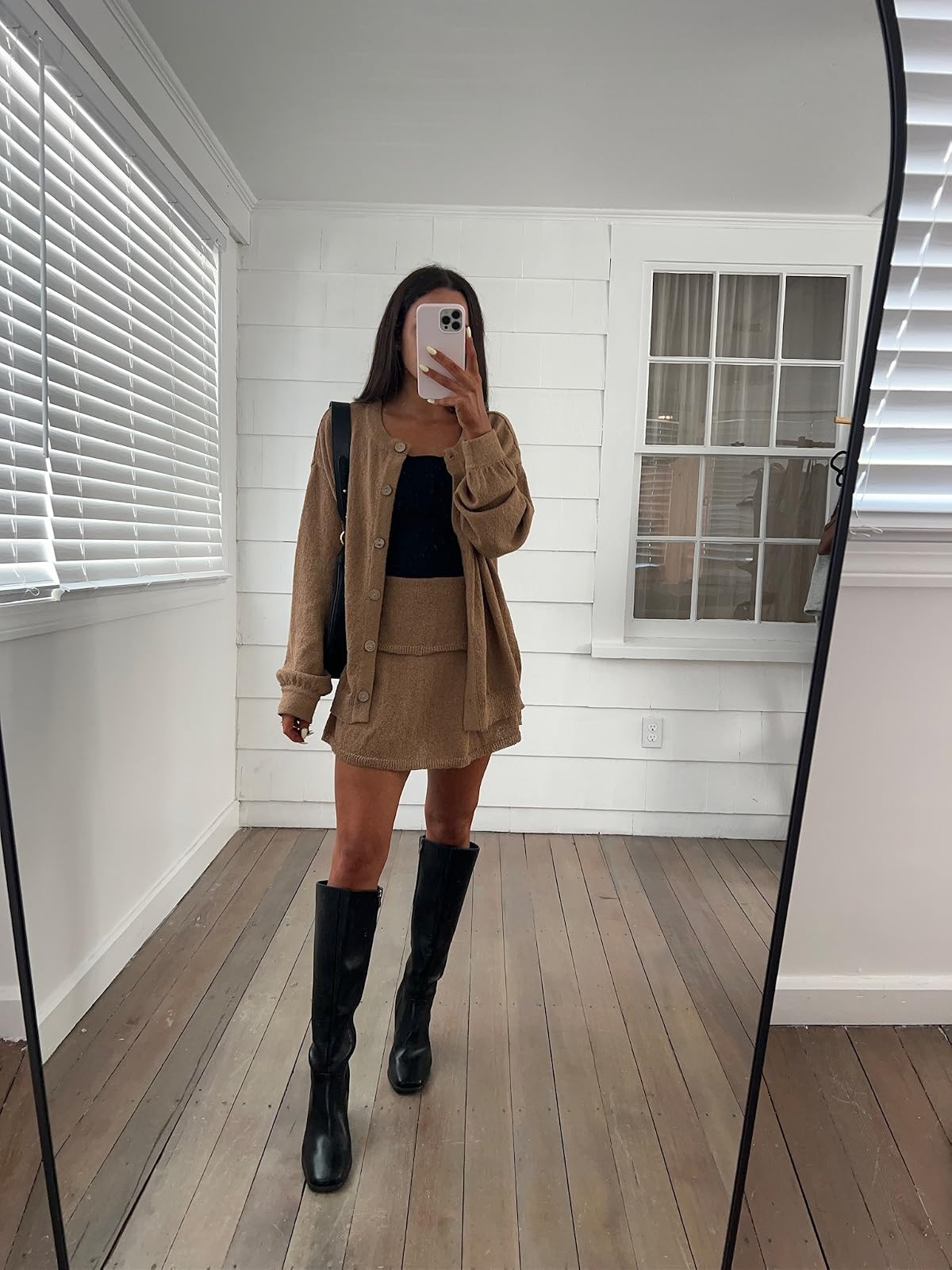 Thanksgiving / Fall outfit / matching set- wearing S in set and tanks, boots true to size! 

 #LTKSeasonal
