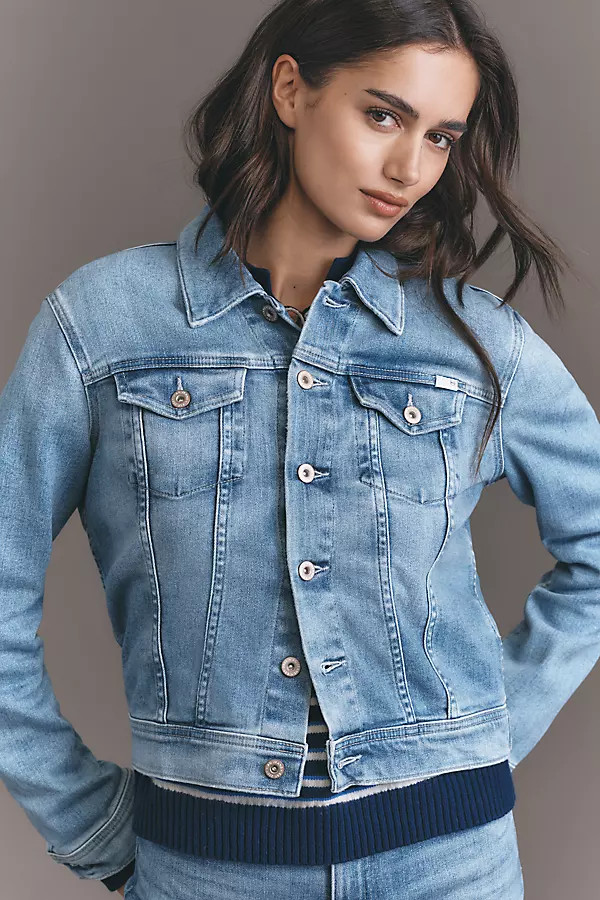 AG Robyn Denim Trucker Jacket | Anthropologie (US)
