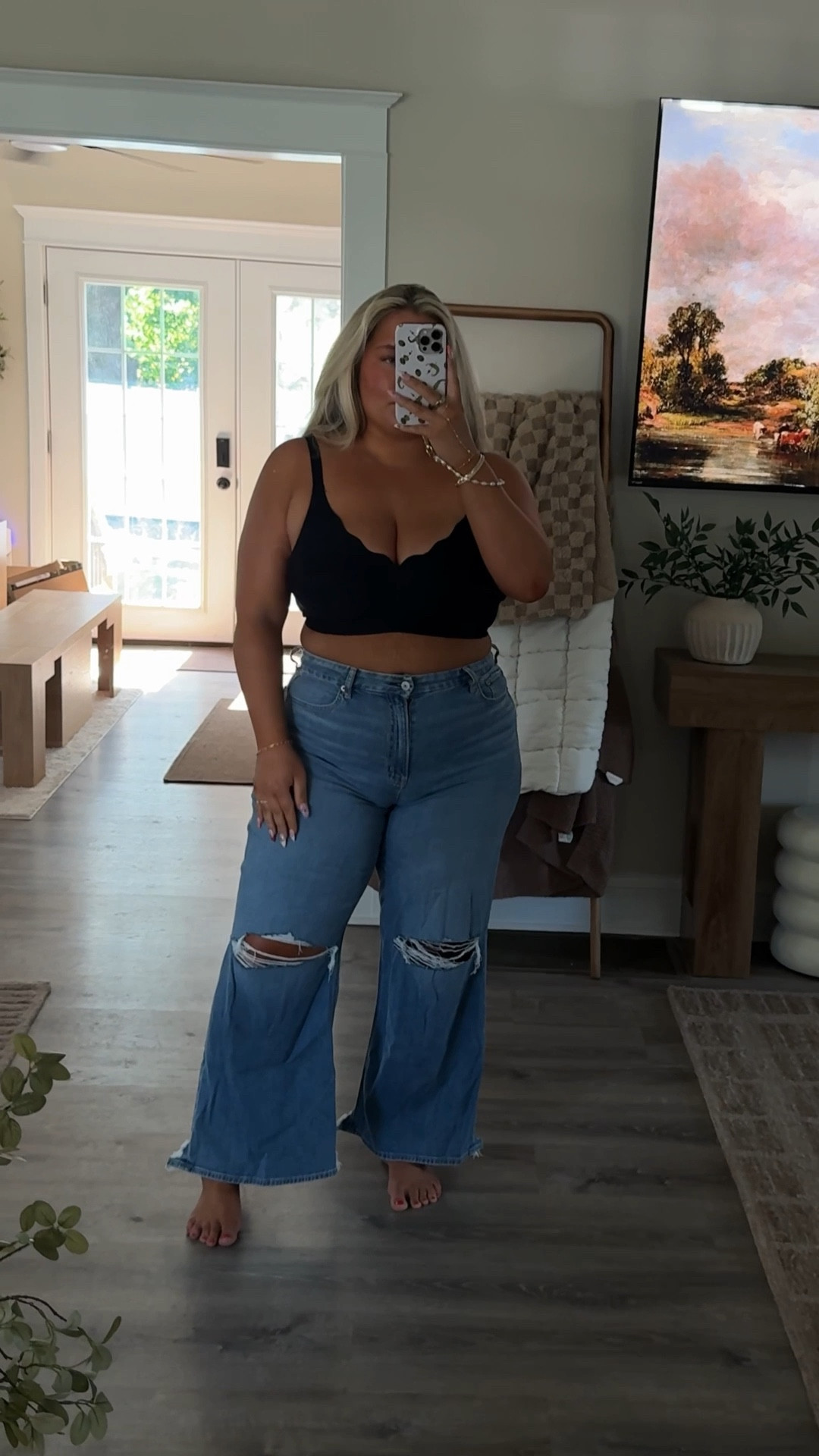 3XL TOP
16 JEANS

bra, Amazon find, jeans, plus-size, midsize, American eagle, curvy jeans, stretchy jeans, comfy bras.

#LTKMidsize #LTKFindsUnder50 #LTKSaleAlert