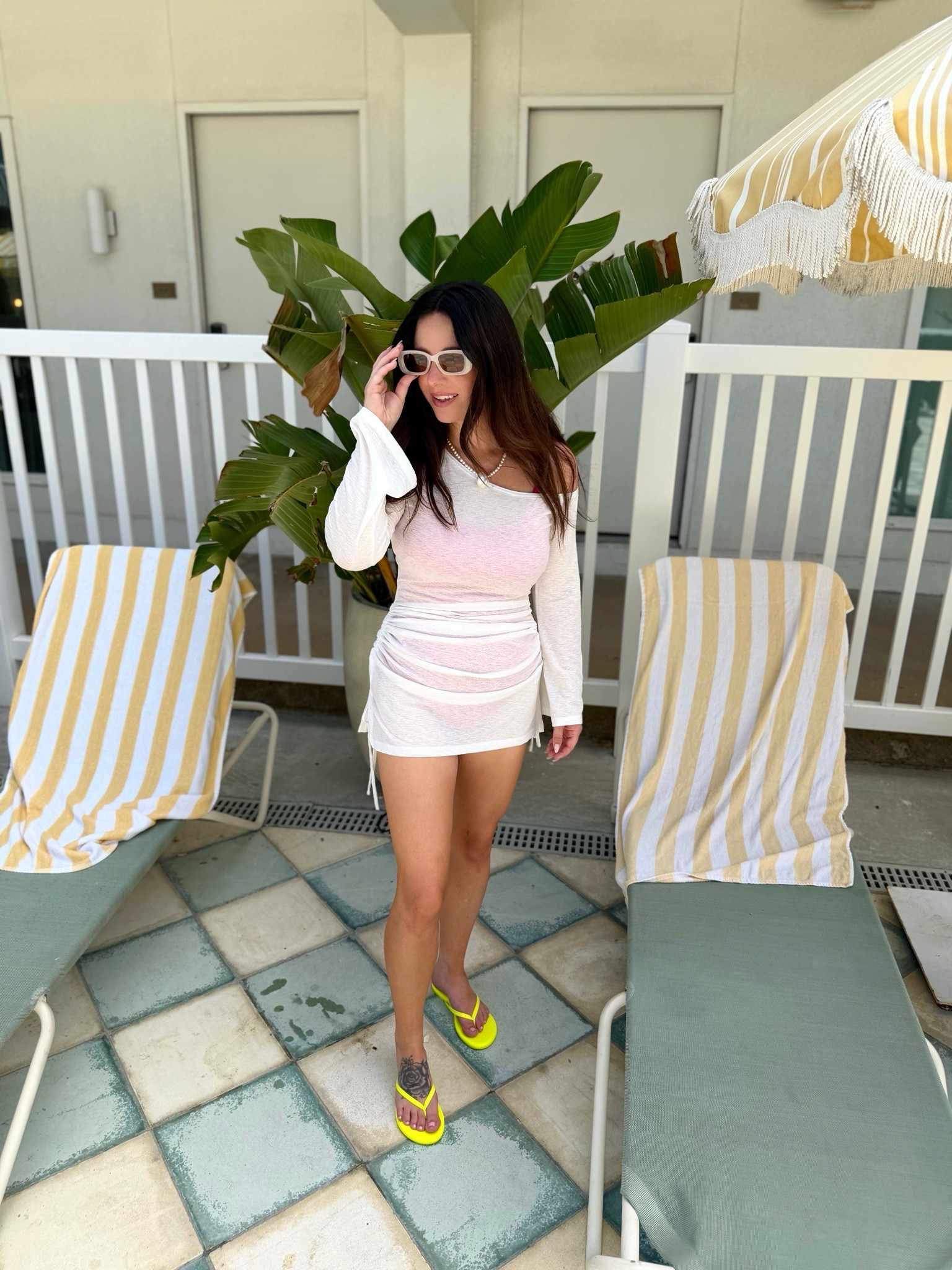 Swim cover up and beach wear

#LTKSwim #LTKootd