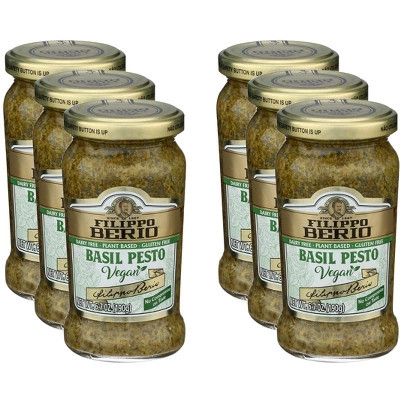 Filippo Berio Vegan Basil Pesto - Case of 6 - 6.7 oz | Target