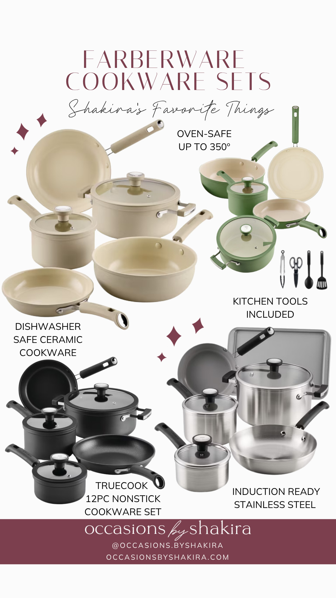 @farberwarecook Truecook Cookware has great options. I love the taupe set for our kitchen. Snag yours from Walmart. #farberwarepartner

#LTKdayinmylife #LTKfoodie #LTKHome