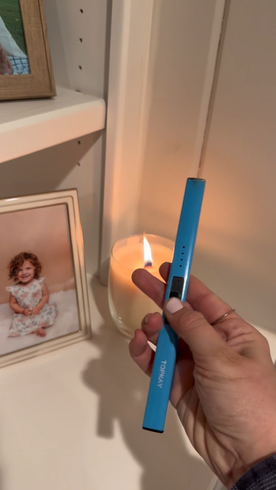 Candle season, but make it practical ✨ obsessed with this rechargeable lighter — such a small swap that is making life easier 🔥