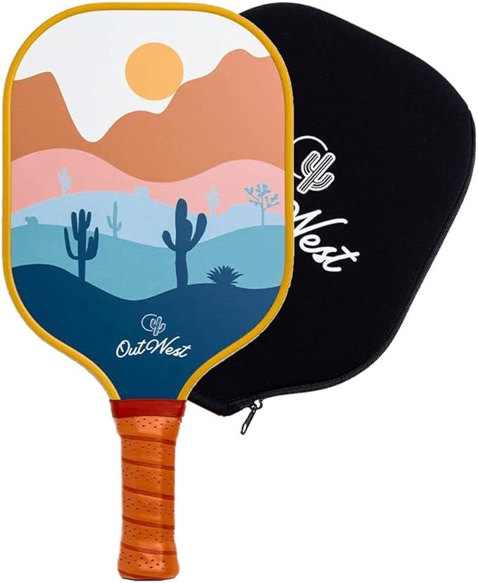 OutWest Sport Pickleball Paddle - Sunrise | Graphite Carbon Face | Polypropelene Honeycomb Core |... | Amazon (US)