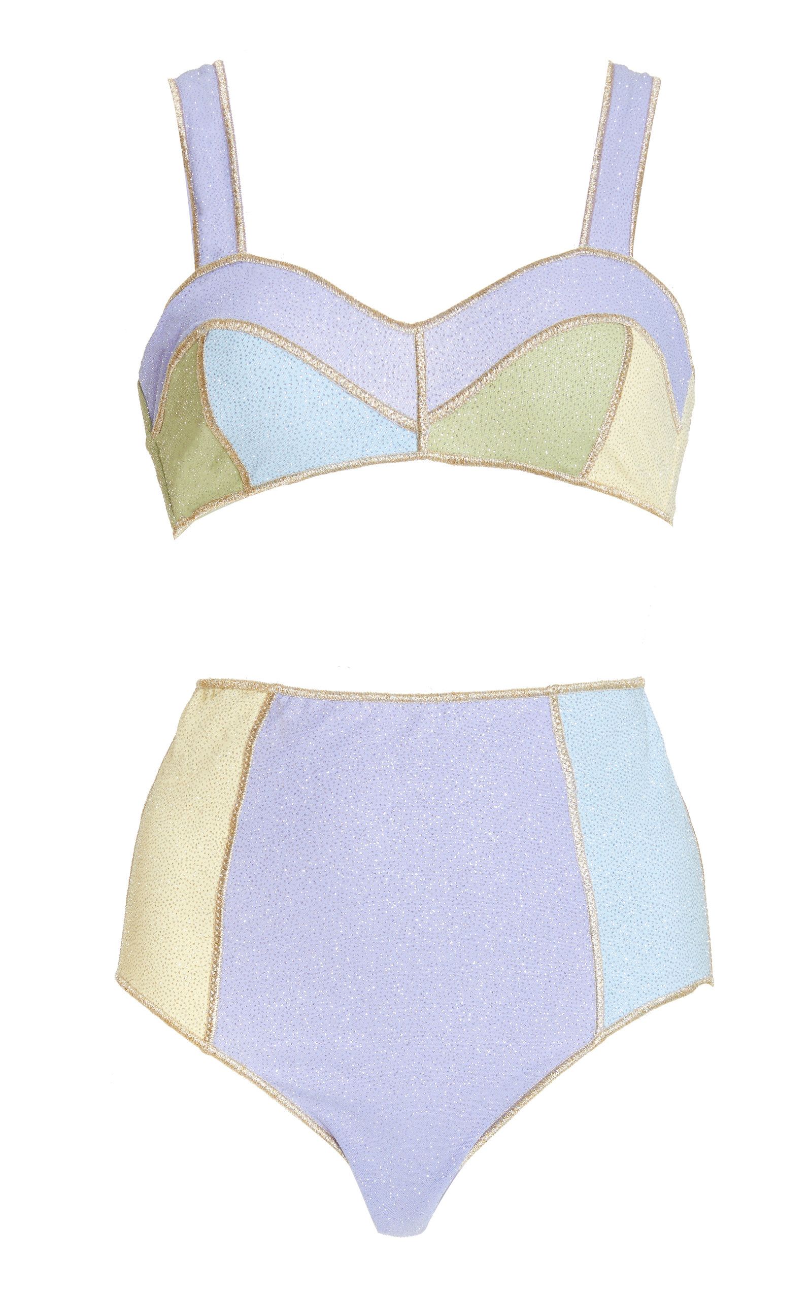 Lumière Colorblocked Bikini Set | Moda Operandi (Global)
