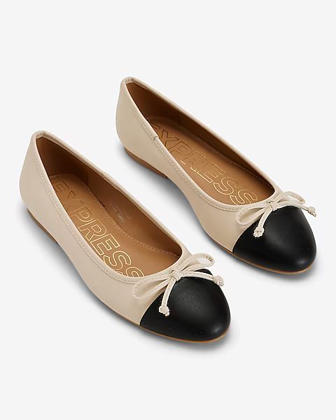 Round Toe Ballet Flats | Express