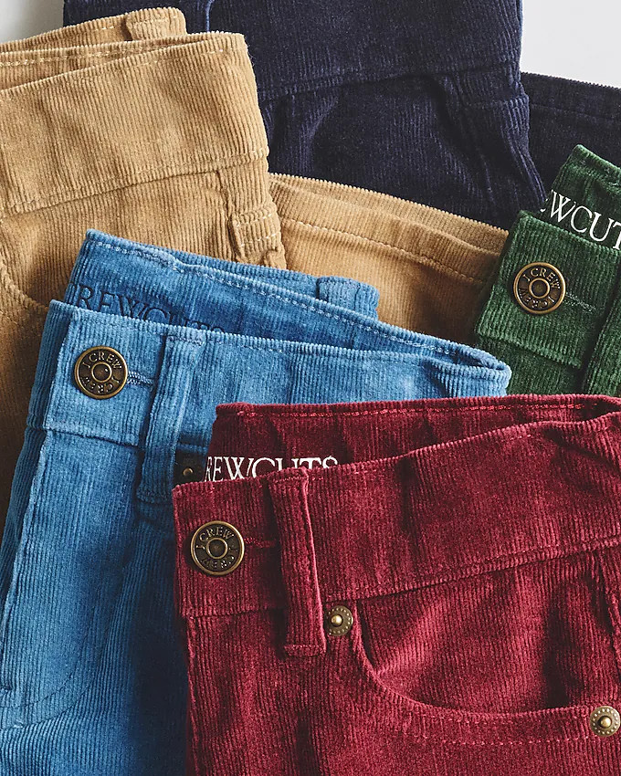 Kids' Straight-fit stretch corduroy pant | J. Crew US