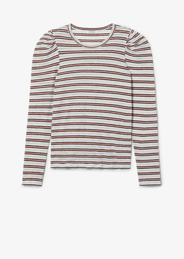 Amara Long Sleeve Puff Shoulder Tee | Derek Lam (Global)