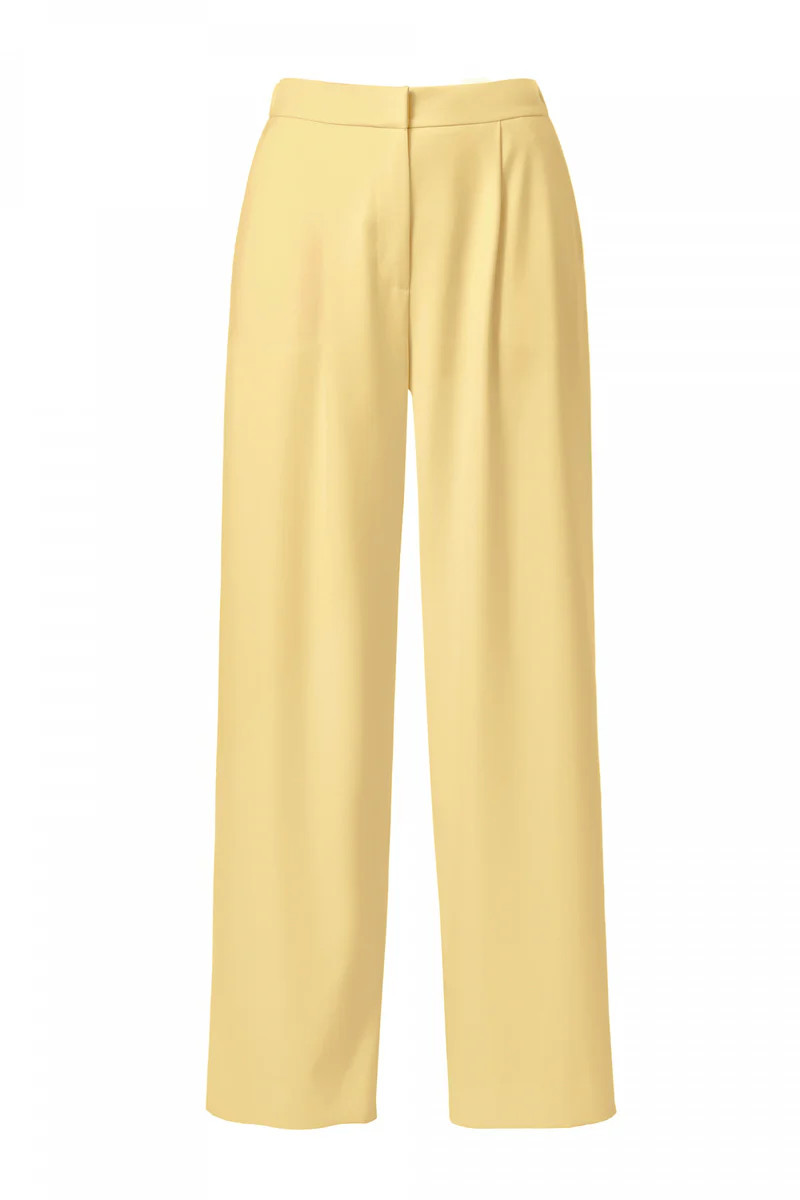 OMENA BUTTER YELLOW PANTS | AGGI by HALEWSKI | CULT MIA | CULT MIA UK LTD