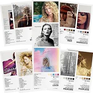 Taylor Poster for Walls, Taylor Album Cover Posters Wall Decor Art Print Posters for Room Aesthet... | Amazon (US)