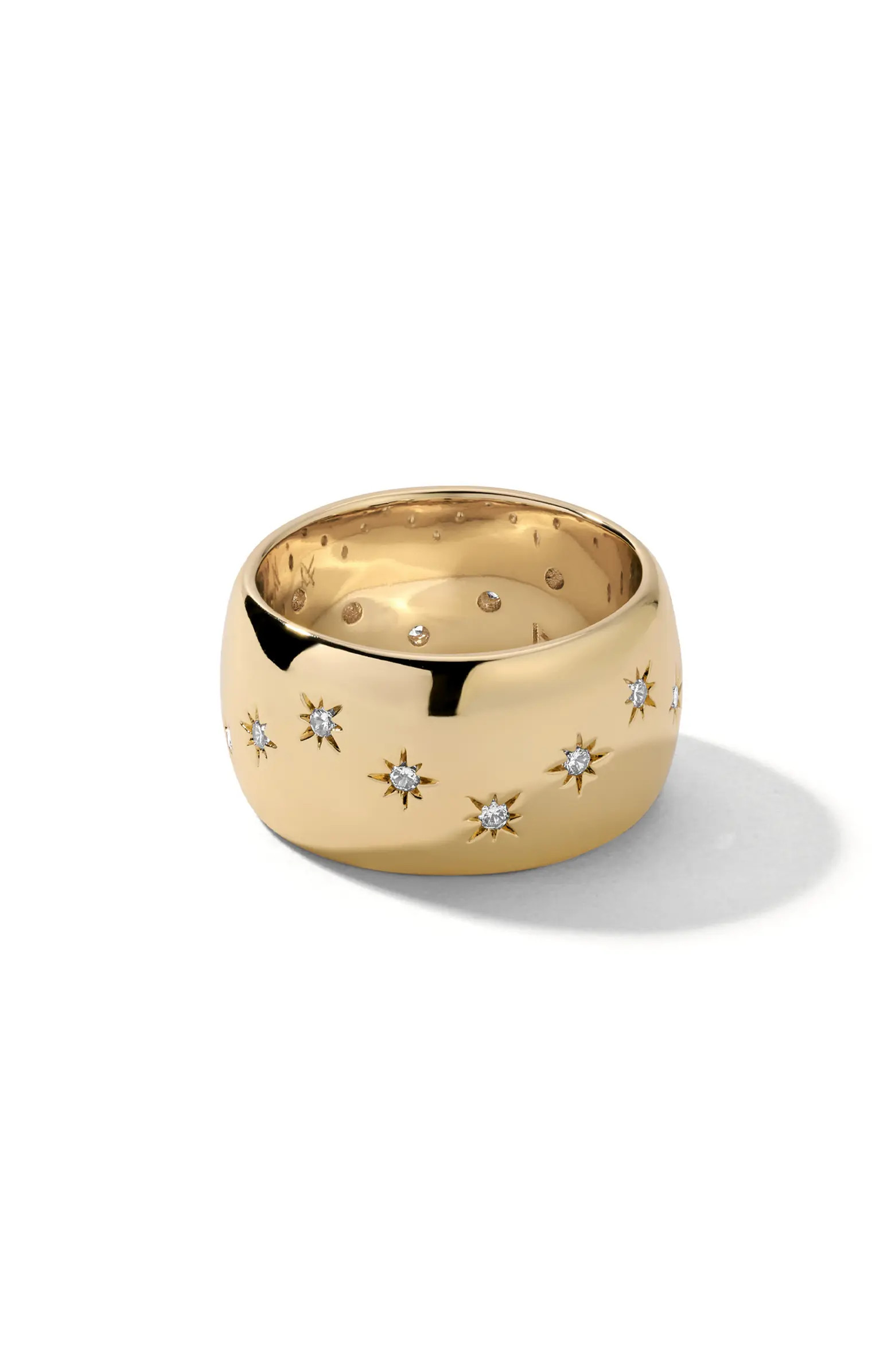 Celeste Crystal Star Band Ring | Nordstrom
