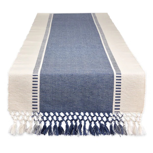 Kizer Striped 100% Cotton Table Runner | Wayfair Professional