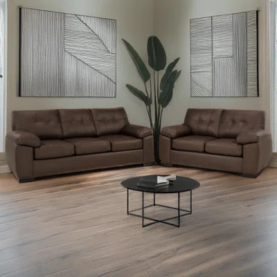 Baynes Fabric Sofa & Loveseat Set | Wayfair North America