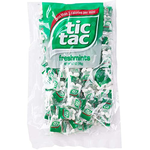 Brand: Tic Tac
4.8 out of 5 stars2,748 Reviews
Tic Tac Fresh Mint - Pillow Pack (pack of 100)
Amazon | Amazon (US)