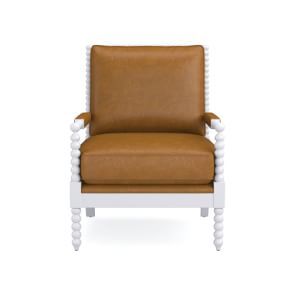 Spindle Leather Chair | Williams-Sonoma