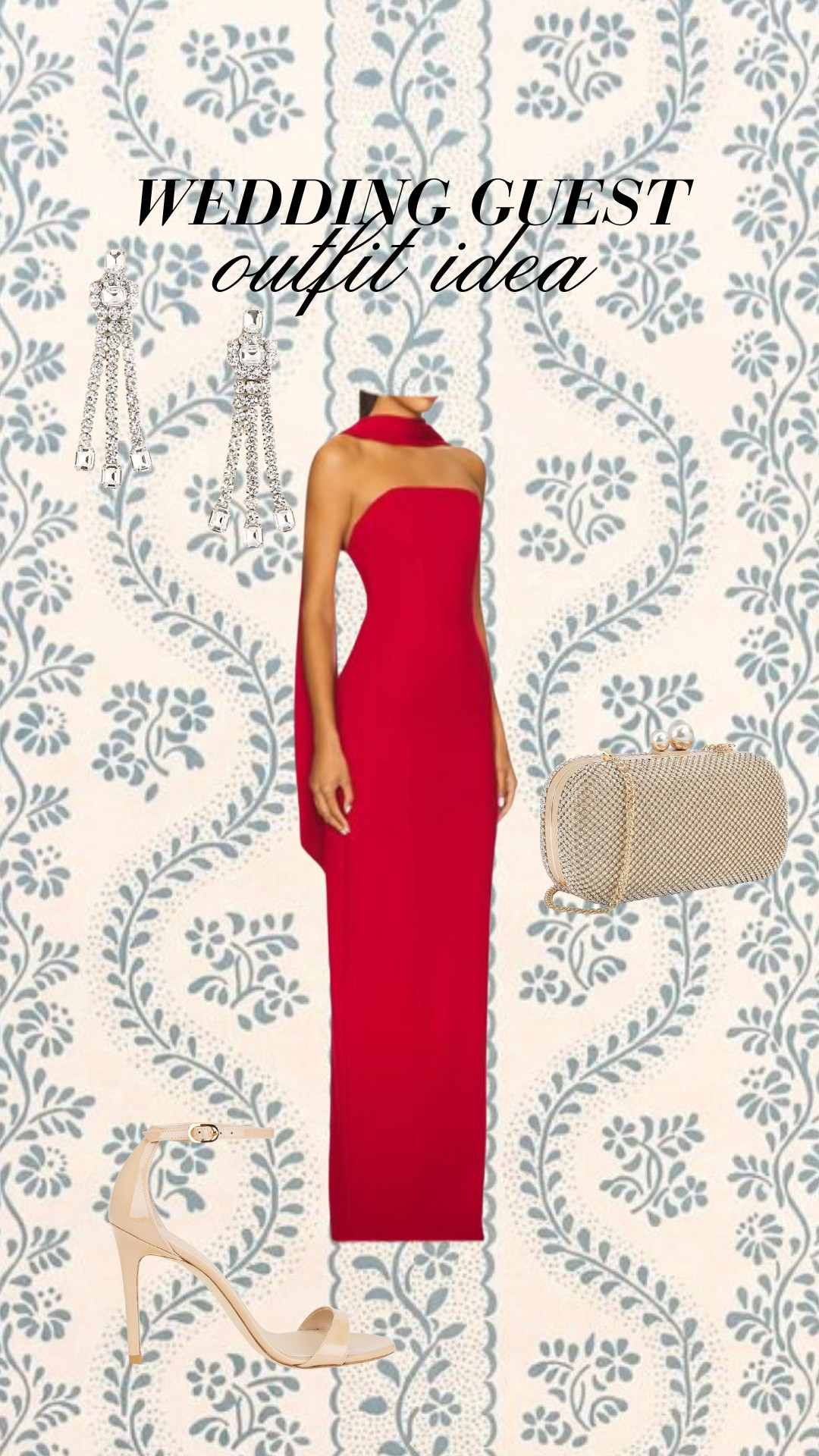 Winter wedding guest outfit idea!