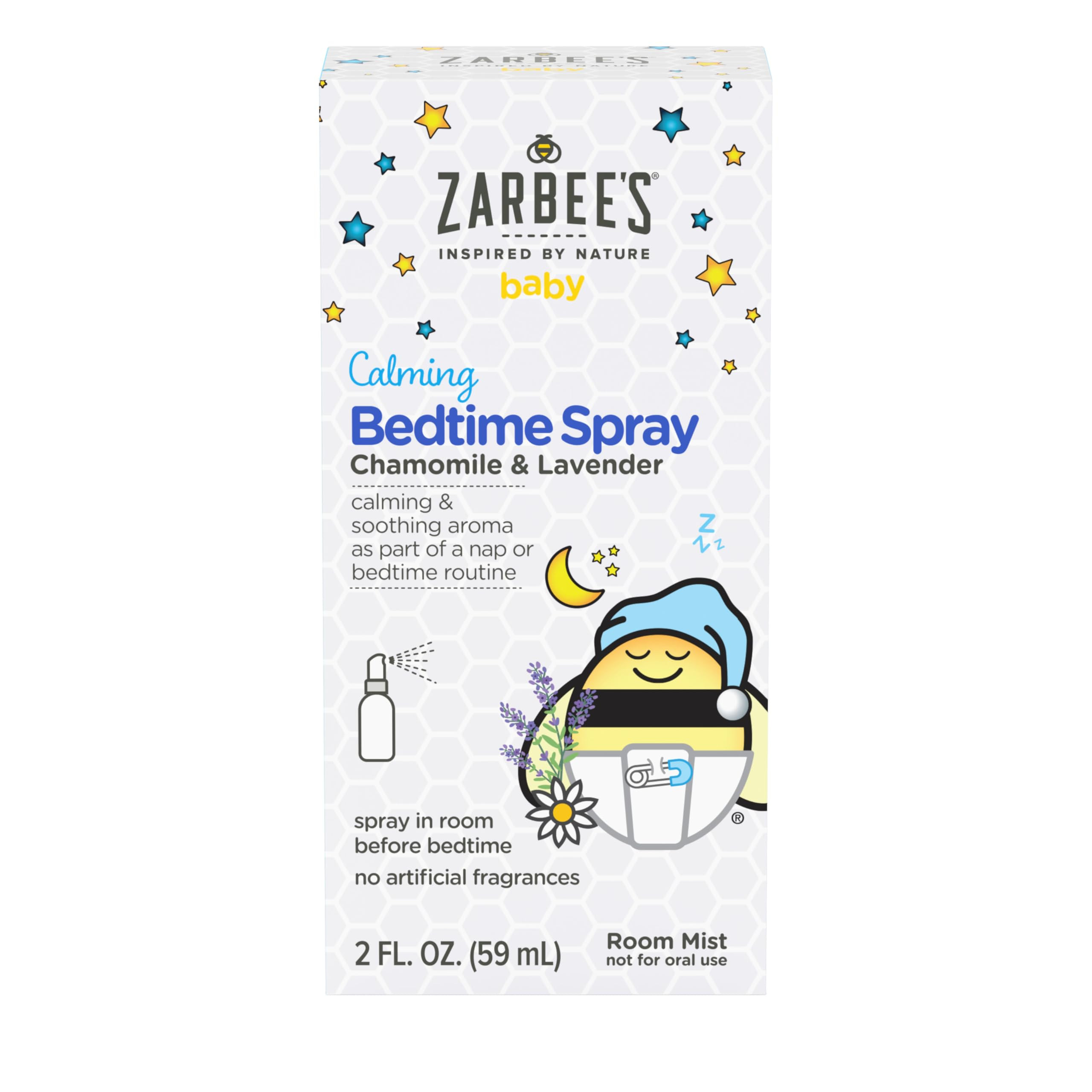 Zarbee's Baby Sleep Spray; Calming Bedtime Spray with Natural Lavender and Chamomile to Help Infa... | Amazon (US)