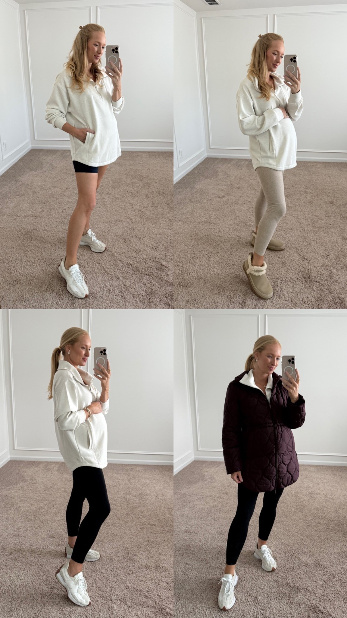 This cozy tunic is the most shopped product in the NSALE so far! I’m wearing a medium here and it’s so bump friendly. I can’t wait to live in this postpartum this fall. Styled with leggings and compression shorts included in the Nordstrom anniversary sale! 

This quilted jacket is another fave from yesterdays try on haul. I’m wearing a small and it has a cinched waist detail to make it super flattering  

#LTKSaleAlert #LTKActive #LTKBump