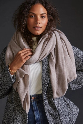 White + Warren Cashmere Wrap Scarf | Anthropologie (US)